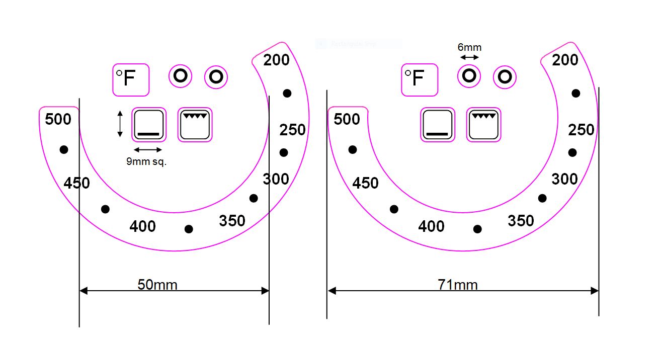 Stove Stickers replacement stove sticker decals